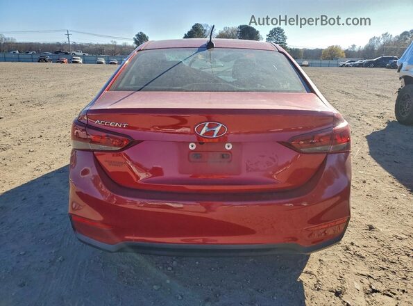 3KPC24A63ME145239 2021 HYUNDAI ACCENT Красный Вид сзади