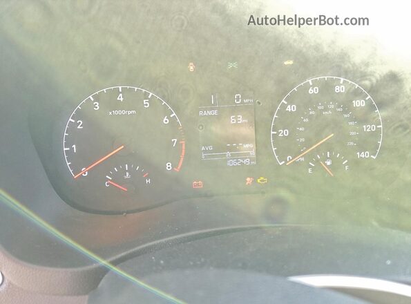3KPC24A63ME145239 2021 HYUNDAI ACCENT Красный Вид щитка приборов
