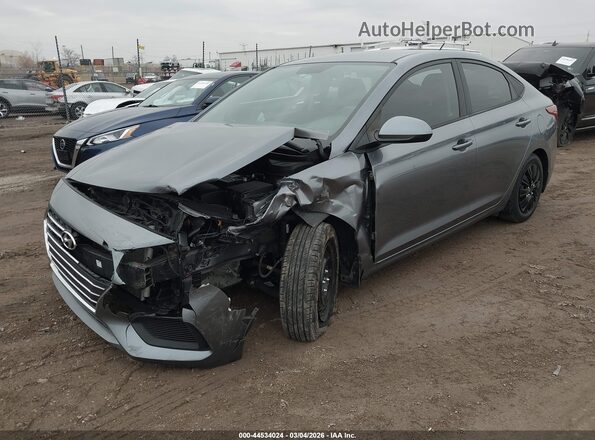 3KPC24A67LE120830 2020 HYUNDAI ACCENT Gray წინა მარცხენა ხედი სამი მეოთხედიდან