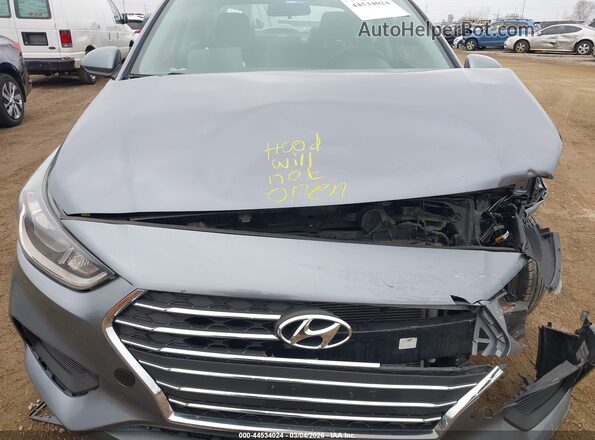 3KPC24A67LE120830 2020 HYUNDAI ACCENT Gray უკანა ხედი