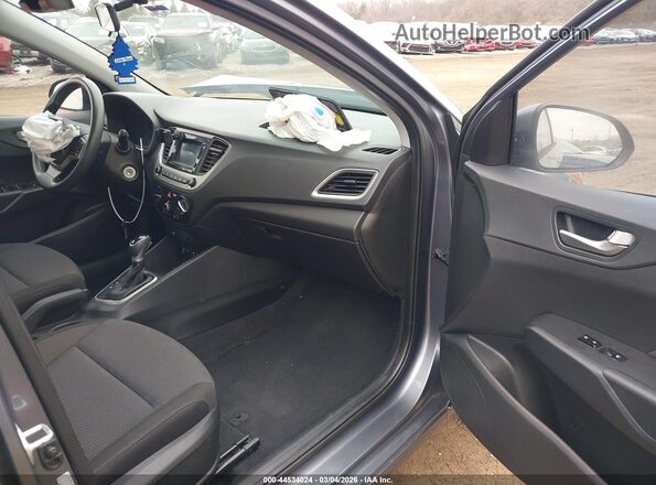 3KPC24A67LE120830 2020 HYUNDAI ACCENT Gray წინა სალონის ხედი