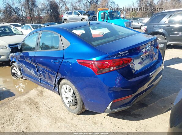 3KPC24A67ME137273 2021 HYUNDAI ACCENT Синий Задняя левая четверть