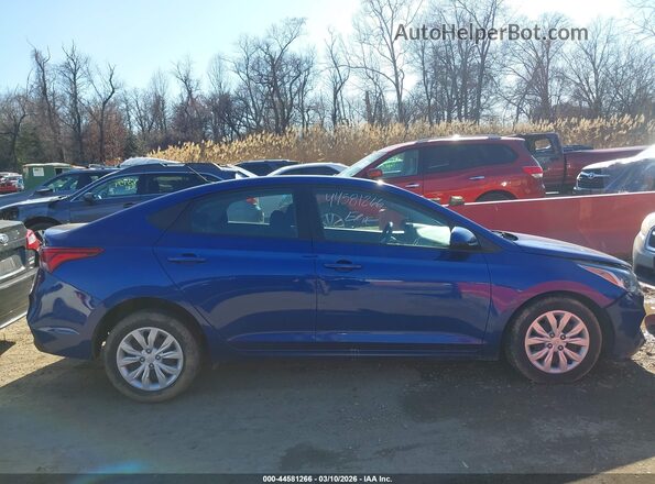 3KPC24A67ME137273 2021 HYUNDAI ACCENT Синий Вид задней части салона