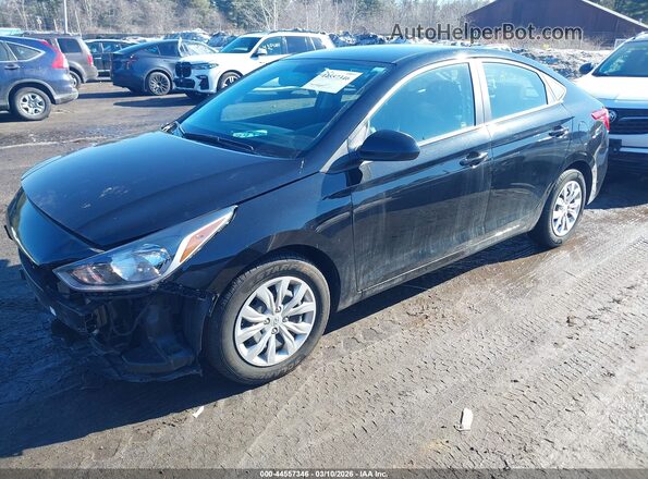 3KPC24A68ME135497 2021 HYUNDAI ACCENT Черный Передняя левая четверть