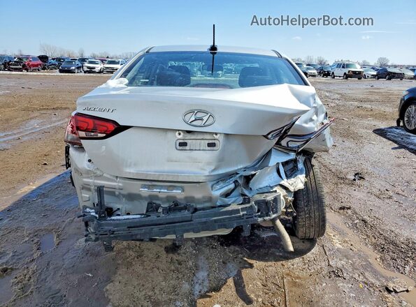 3KPC34A60ME128296 2021 HYUNDAI ACCENT Серебряный Вид сзади