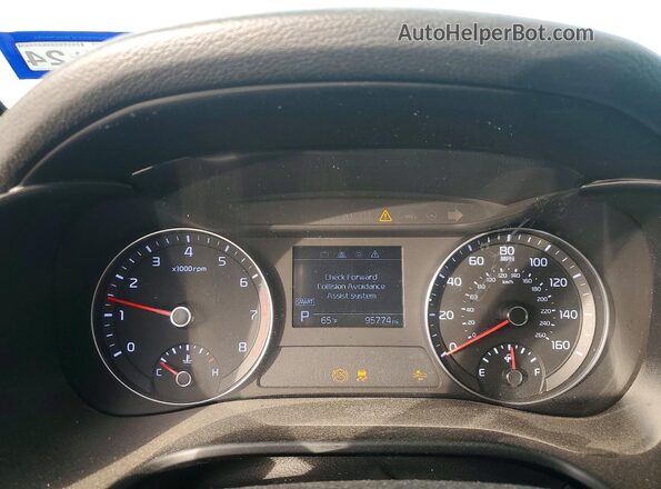 3KPF24AD0KE115558 2019 KIA FORTE Серебряный Вид щитка приборов
