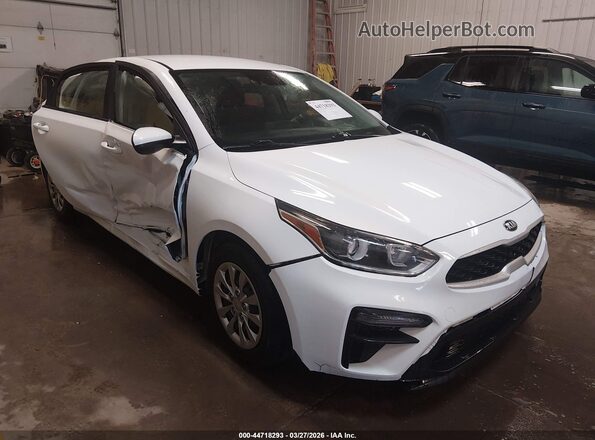 3KPF24AD2LE153715 2020 KIA FORTE Белый Передняя правая четверть