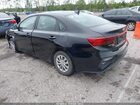 2021 Kia Forte Fe Черный vin: 3KPF24AD2ME301962