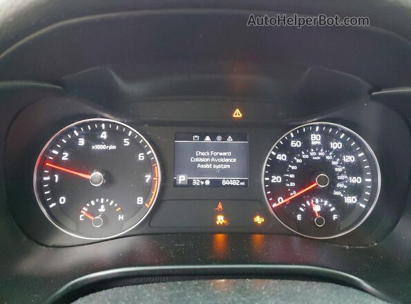 3KPF24AD2ME336307 2021 KIA FORTE Бордовый Вид щитка приборов
