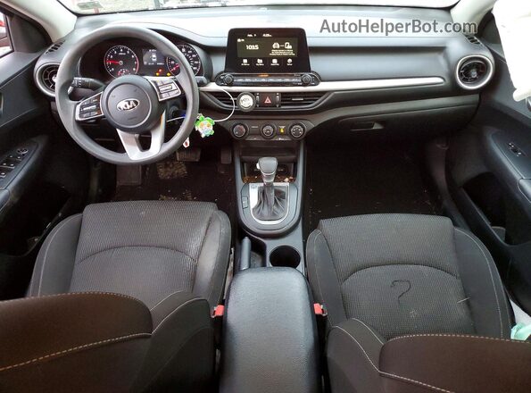 3KPF24AD2ME336307 2021 KIA FORTE Бордовый Вид панели приборов