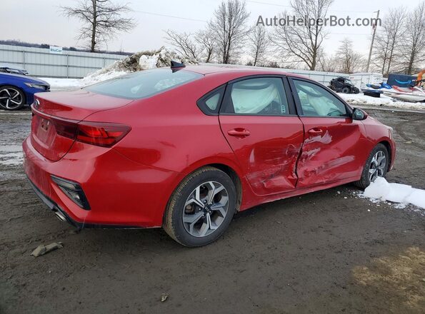 3KPF24AD2ME336307 2021 KIA FORTE Бордовый Задняя правая четверть