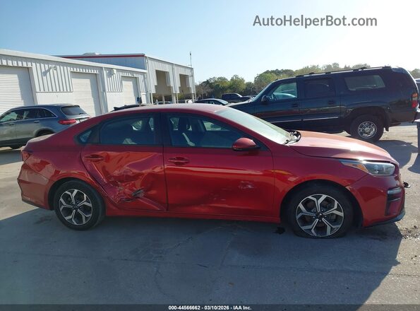 3KPF24AD3LE251538 2020 KIA FORTE Красный Вид задней части салона