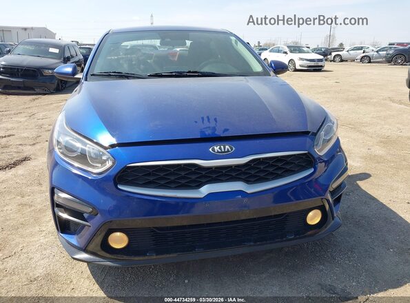 3KPF24AD3ME305499 2021 KIA FORTE Синий Вид щитка приборов