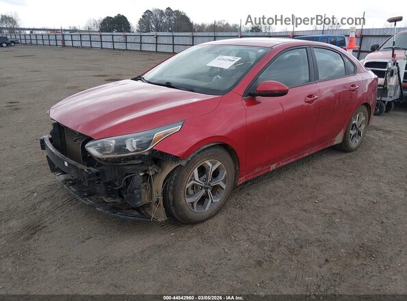3KPF24AD3ME336123 2021 KIA FORTE Красный Передняя левая четверть