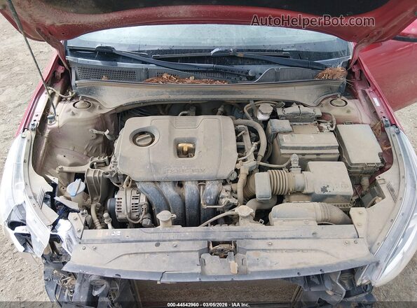 3KPF24AD3ME336123 2021 KIA FORTE Красный Вид сзади