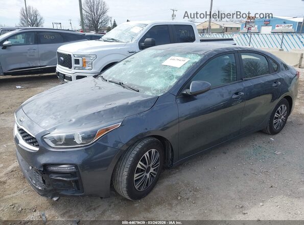 3KPF24AD4ME368501 2021 KIA FORTE Серебряный Передняя левая четверть