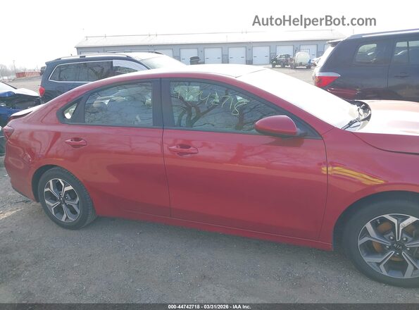 3KPF24AD5KE122103 2019 KIA FORTE Красный Вид задней части салона