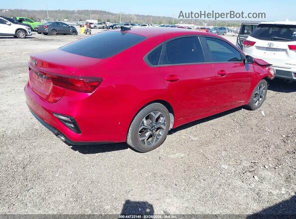 3KPF24AD7KE034282 2019 KIA FORTE Red Tył prawy
