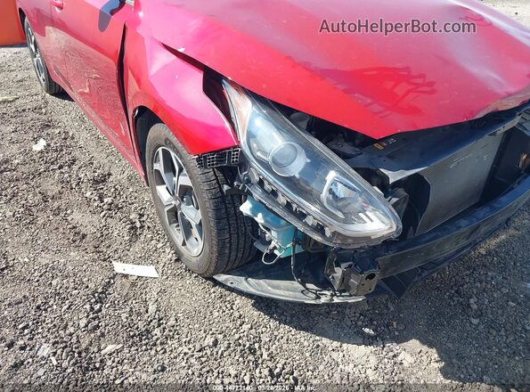 3KPF24AD7KE034282 2019 KIA FORTE Red Widok zestawu wskaźników