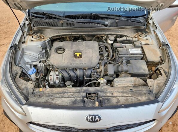 3KPF24AD7KE070229 2019 KIA FORTE Серебряный Вид задней части салона