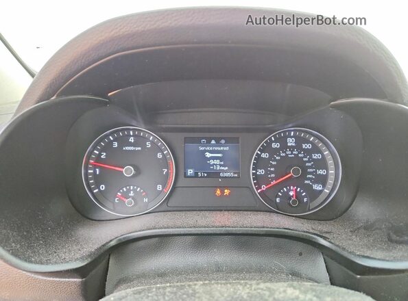 3KPF24AD7KE070229 2019 KIA FORTE Серебряный Вид щитка приборов