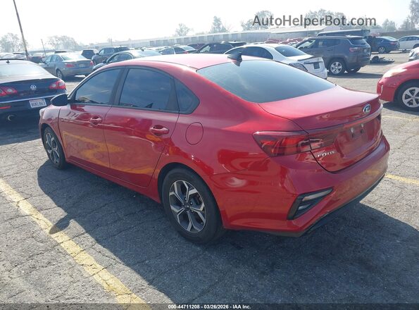 3KPF24AD7KE136729 2019 KIA FORTE Красный Задняя левая четверть