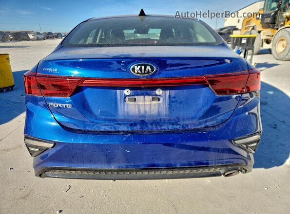3KPF24AD7ME309538 2021 KIA FORTE Синий Вид сзади
