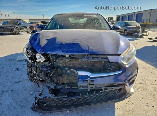 3KPF24AD7ME309538 2021 KIA FORTE Синий Вид спереди