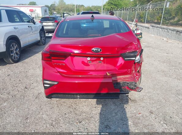 3KPF24AD9ME359003 2021 KIA FORTE Бордовый 