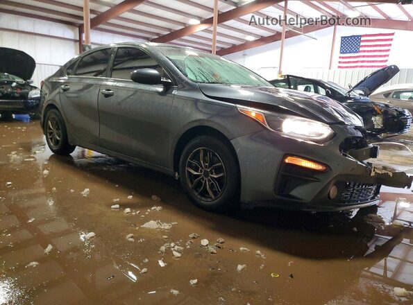 3KPF24ADXKE079765 2019 KIA FORTE Серый Передняя правая четверть