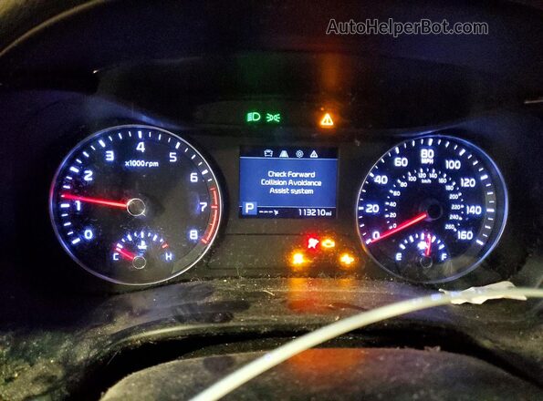 3KPF24ADXKE079765 2019 KIA FORTE Серый Вид щитка приборов