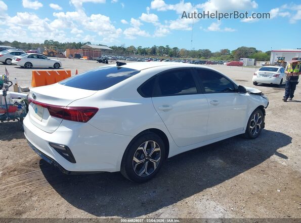 3KPF24ADXLE205656 2020 KIA FORTE Белый Задняя правая четверть