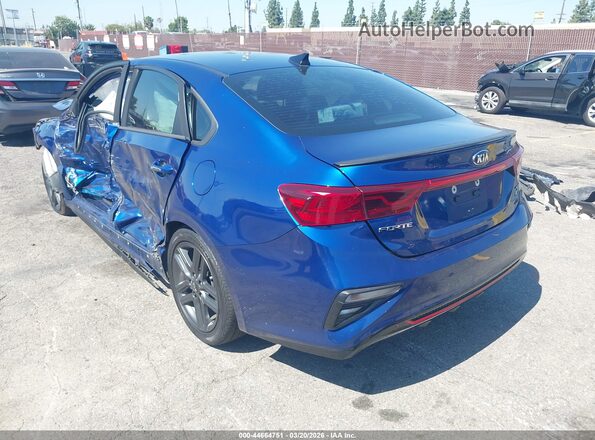 3KPF34AD0LE170879 2020 KIA FORTE Синий Задняя левая четверть