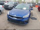 2019 Kia Forte S Синий vin: 3KPF34AD1KE035490