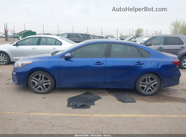3KPF34AD1KE035490 2019 KIA FORTE Синий Панорамный вид салона 360°