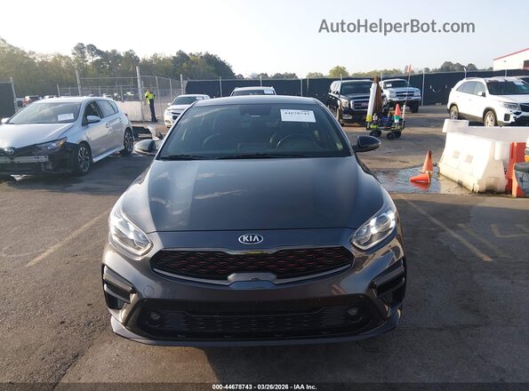 3KPF34AD3ME354926 2021 KIA FORTE Серый Вид щитка приборов