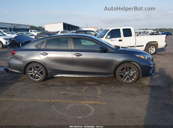 3KPF34AD3ME354926 2021 KIA FORTE Серый Вид задней части салона
