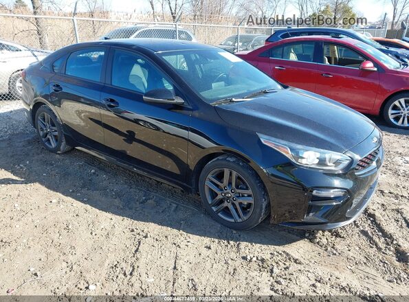 3KPF34AD7ME283228 2021 KIA FORTE Черный Передняя правая четверть