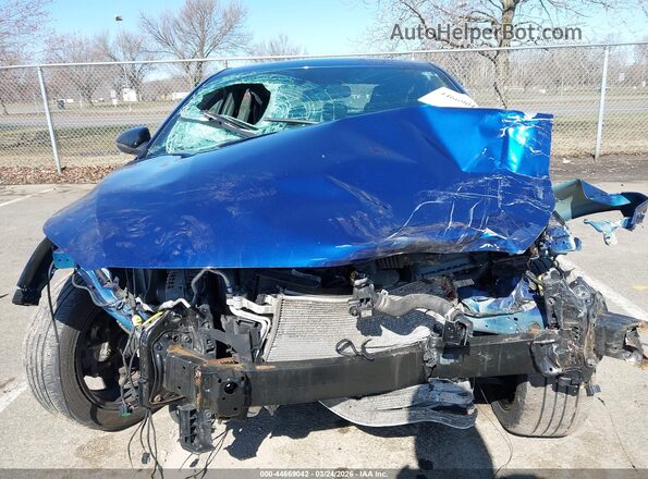 3KPF34AD9ME422887 2021 KIA FORTE Синий Вид щитка приборов