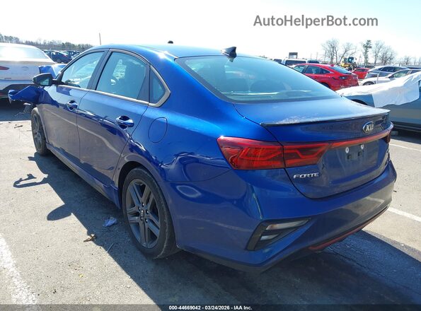 3KPF34AD9ME422887 2021 KIA FORTE Синий Задняя левая четверть