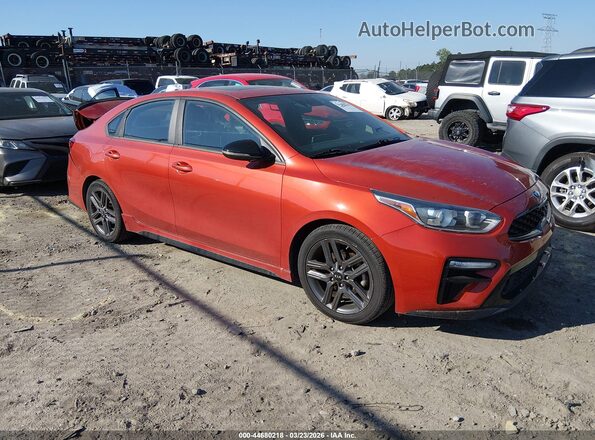 3KPF34ADXLE141602 2020 KIA FORTE Красный Передняя правая четверть