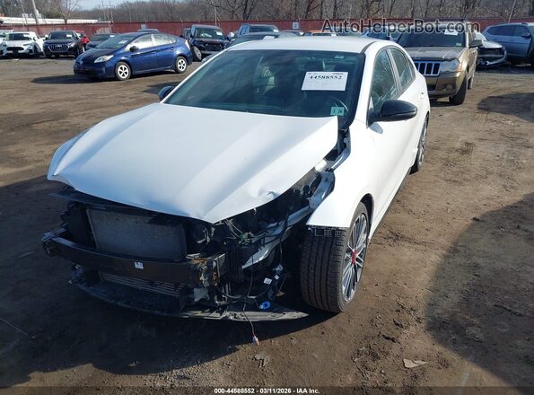 3KPF44ACXME293689 2021 KIA FORTE Белый Вид спереди