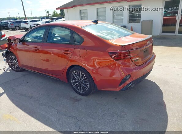 3KPF54AD2PE519458 2023 KIA FORTE Orange Trasero izquierdo