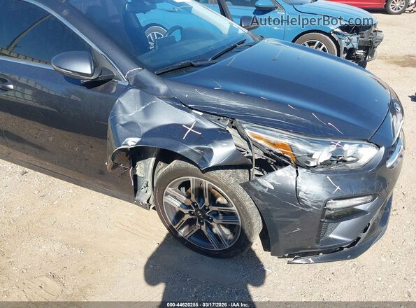 3KPF54AD4ME415047 2021 KIA FORTE Серый Вид спереди