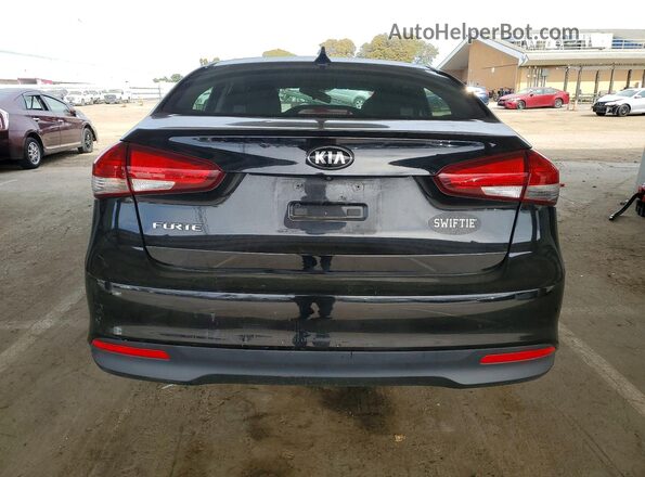 3KPFK4A76JE274075 2018 KIA FORTE Черный Вид сзади