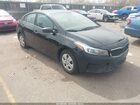 2017 Kia Forte Lx Black vin: 3KPFK4A78HE043835