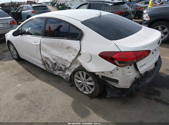 3KPFL4A70HE035192 2017 KIA FORTE Белый Задняя левая четверть