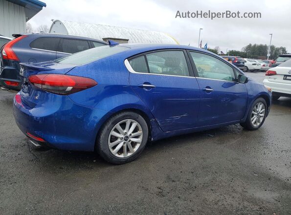 3KPFL4A70HE118928 2017 KIA FORTE Синий Задняя правая четверть