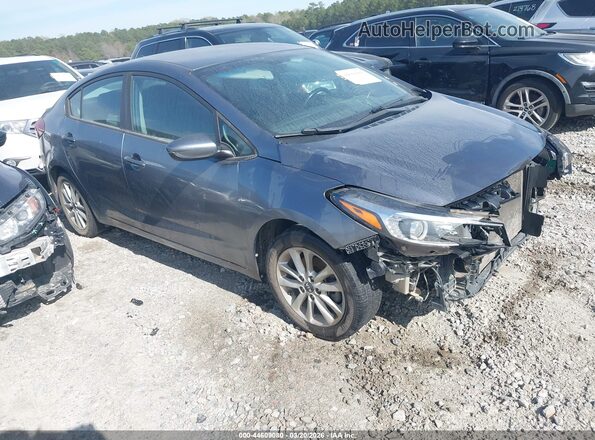3KPFL4A72HE033458 2017 KIA FORTE Серый Передняя правая четверть