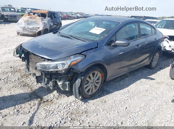 3KPFL4A72HE033458 2017 KIA FORTE Серый Передняя левая четверть
